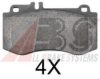 A.B.S. 37778 OE Brake Pad Set, disc brake